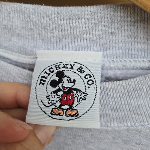 Vtg MICKEY & CO Mickey Mouse Bent Over Sweatshirt Size XL Disney USA - Picture 3 of 10